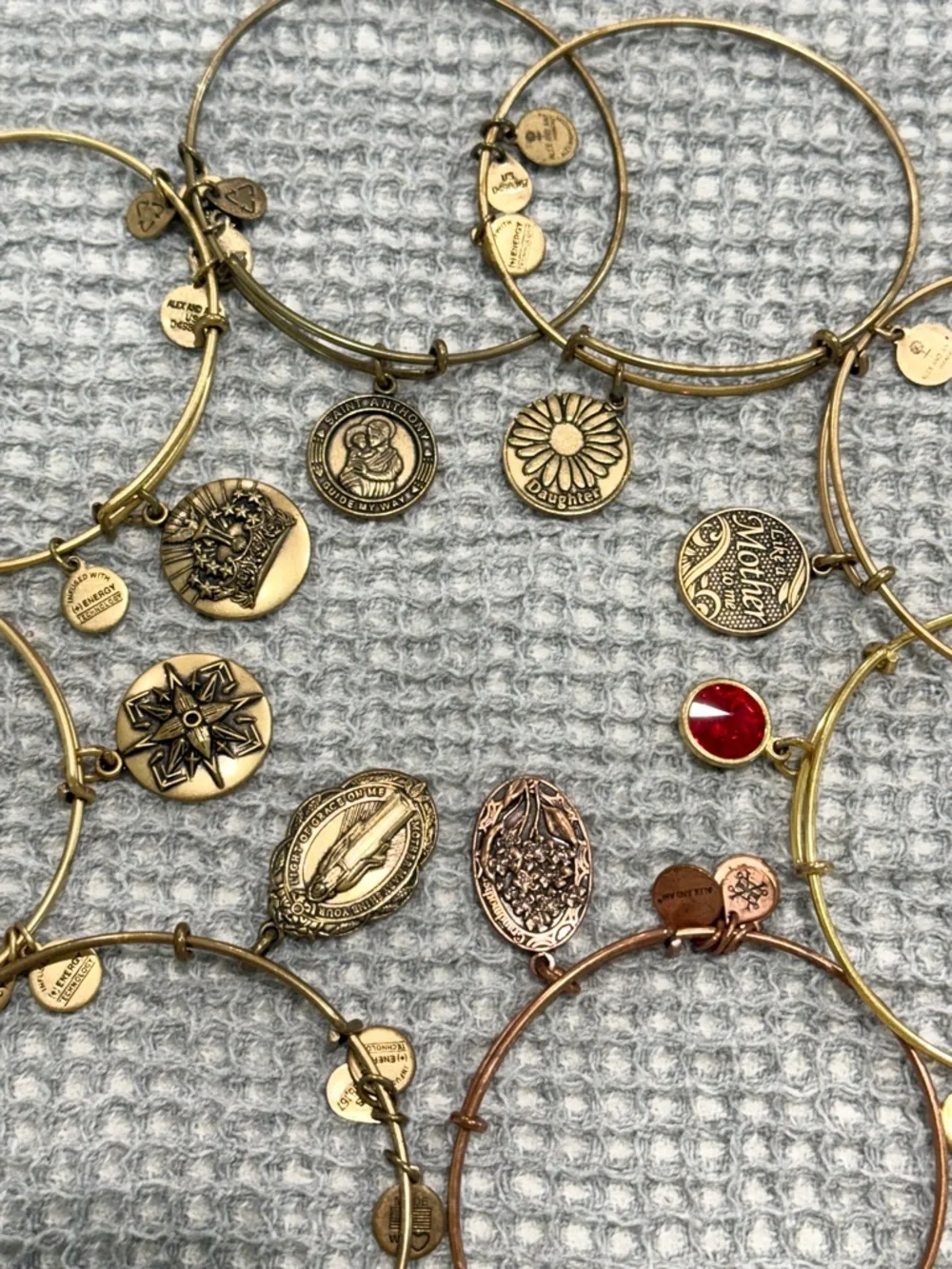 Lot of 8 Preowned Alex and Ani Bracelets